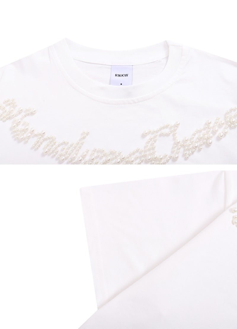 Beaded Cleanfit T-Shirt - Thrashink