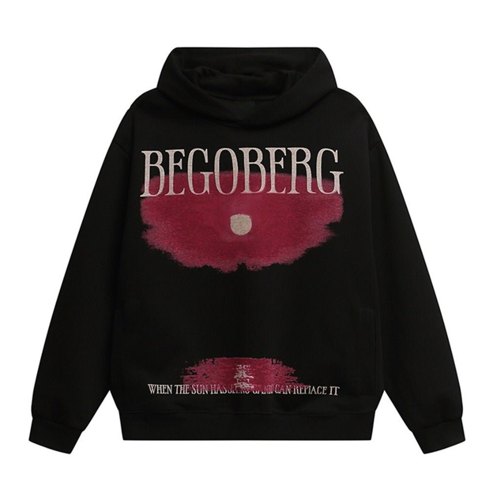BEGOBERG Sunset Trace Print Hoodie - Thrashink