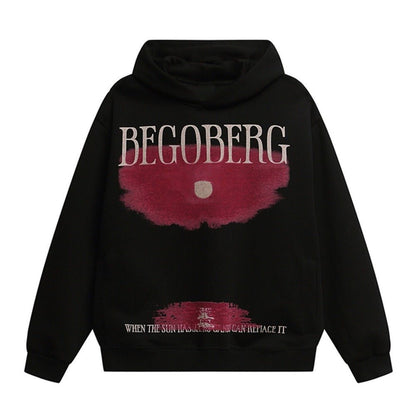 BEGOBERG Sunset Trace Print Hoodie - Thrashink