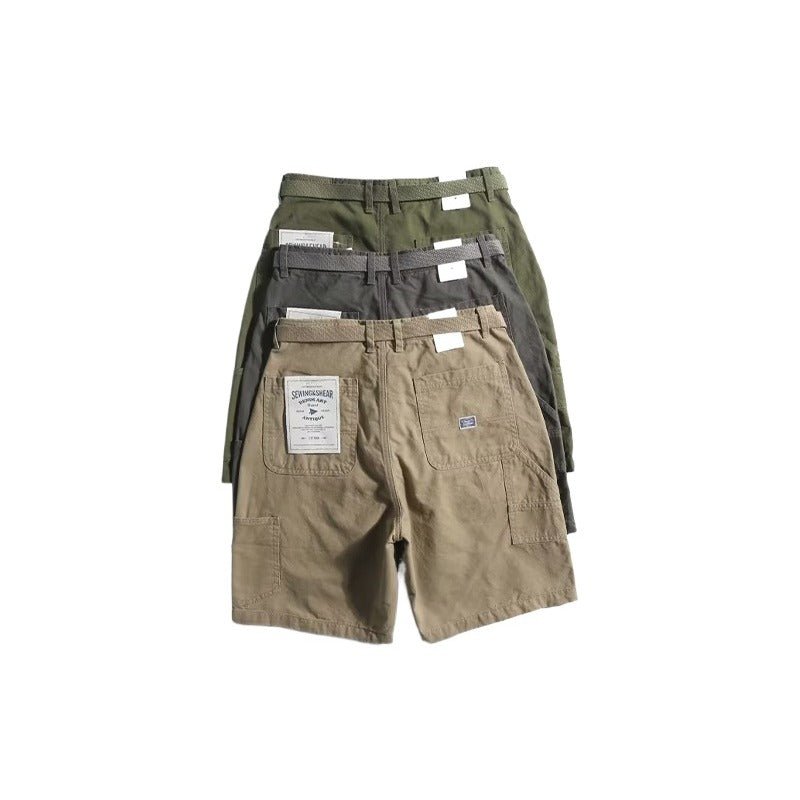 Belted Cargo Shorts - Thrashink