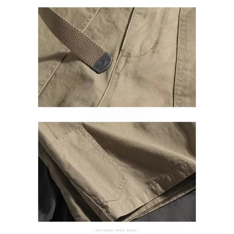 Belted Cargo Shorts - Thrashink