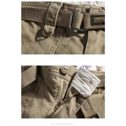 Belted Cargo Shorts - Thrashink