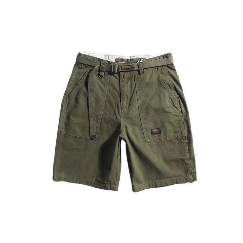 Belted Cargo Shorts - Thrashink