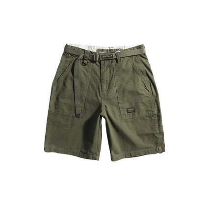 Belted Cargo Shorts - Thrashink