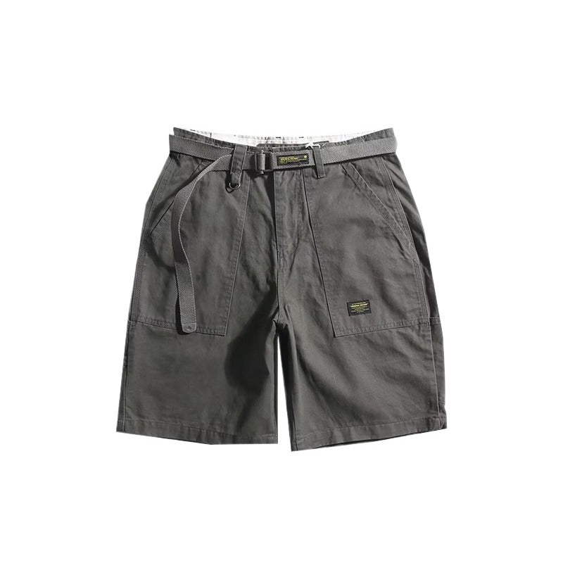 Belted Cargo Shorts - Thrashink