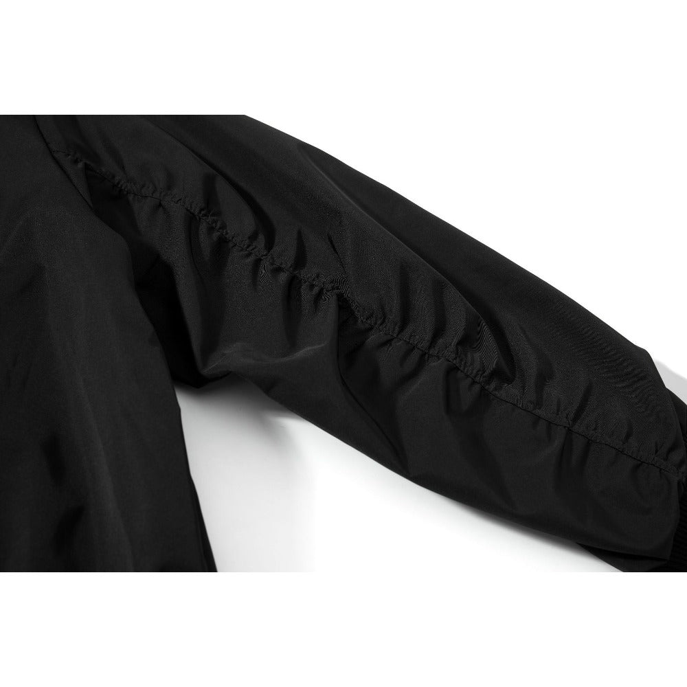 Black Artistic Portrait Bomber Jacket - Thrashink