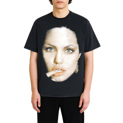 Black "Jolie" T-Shirt - Thrashink