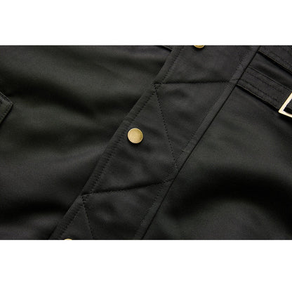 Black Zebra Faux Fur Hooded Bomber Jacket - Thrashink