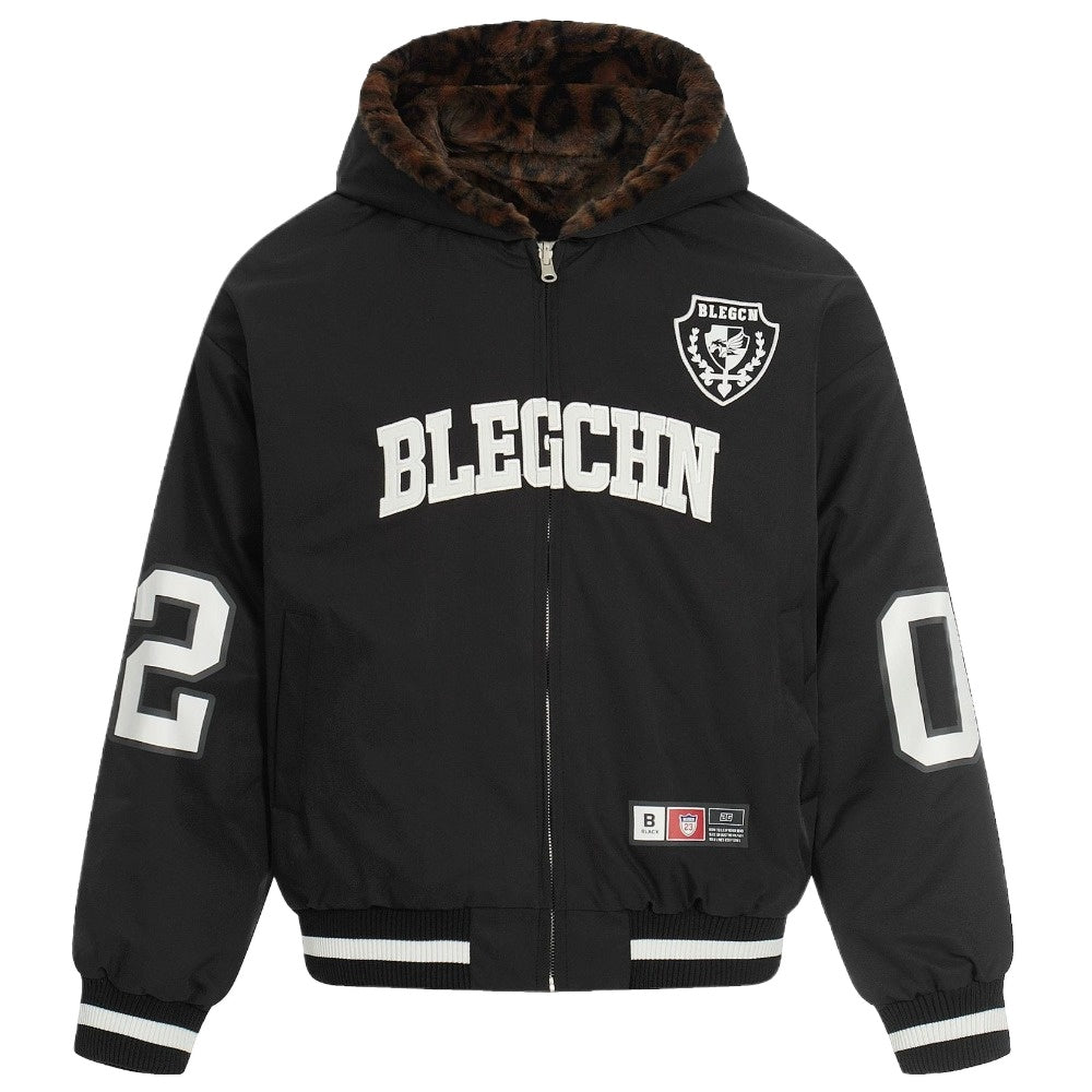 Bleggchn Reversible 2 - in - 1 Hooded Jacket - Thrashink