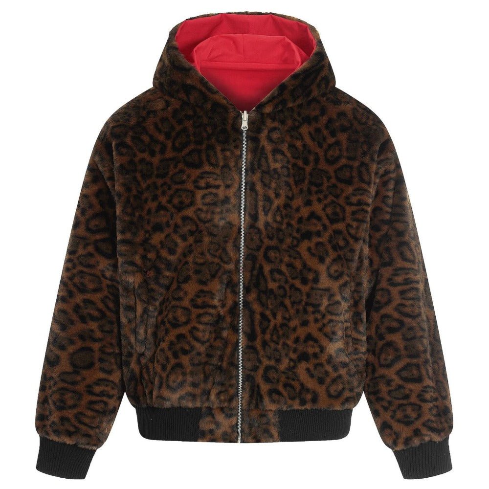 Bleggchn Reversible 2 - in - 1 Hooded Jacket - Thrashink