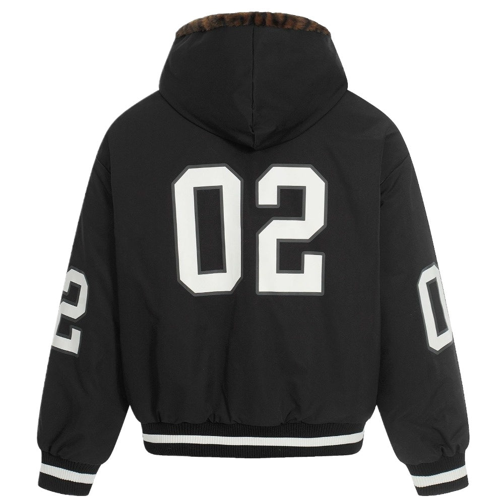 Bleggchn Reversible 2 - in - 1 Hooded Jacket - Thrashink