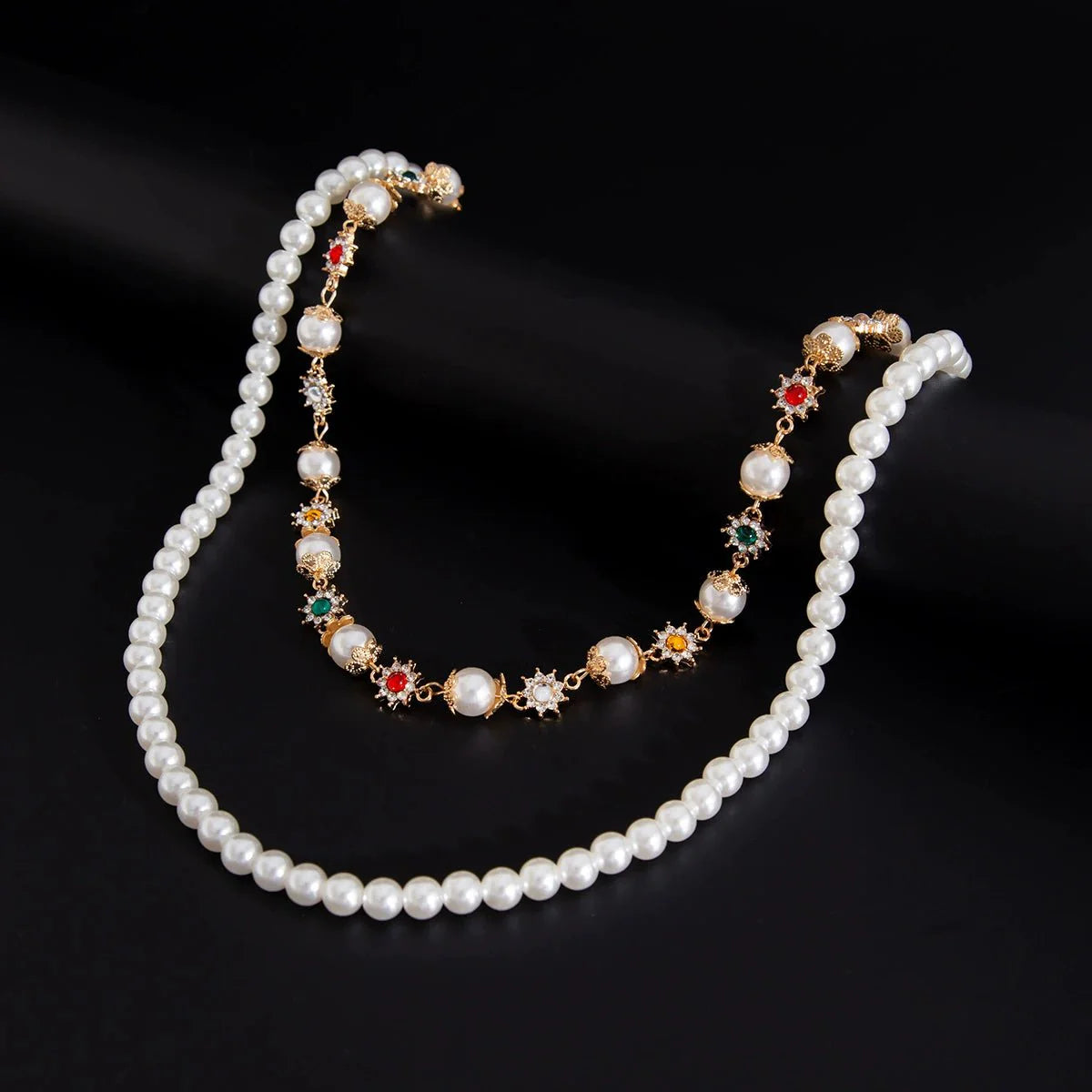 Blossoms Pearl Pants Chain Pendant - Thrashink