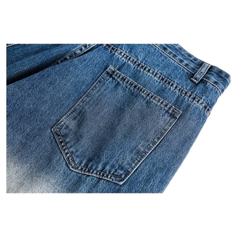 Blue Ombre Denim Jeans - Thrashink