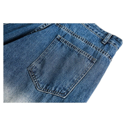 Blue Ombre Denim Jeans - Thrashink