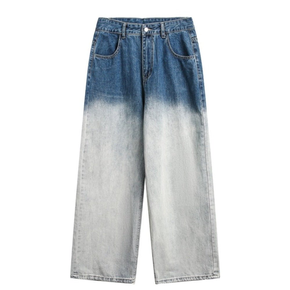 Blue Ombre Denim Jeans - Thrashink