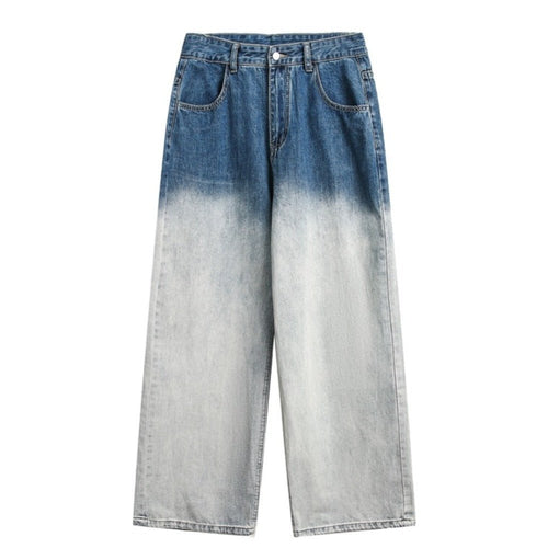 Blue Ombre Denim Jeans - Thrashink