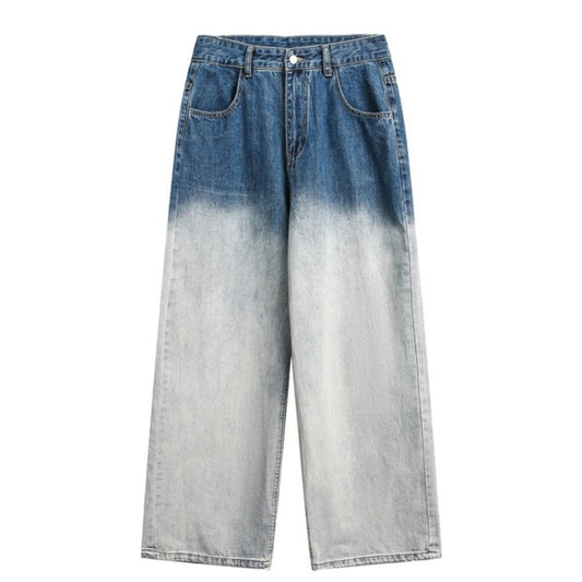 Blue Ombre Denim Jeans - Thrashink