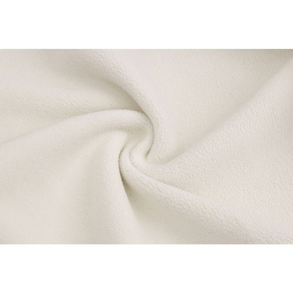 Blurred Letter Print Fleece - Lined Hoodie - Thrashink