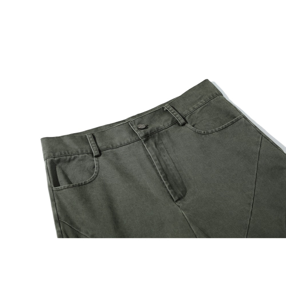 Boho Patchwork Wide - Leg Cargo Pants - Thrashink