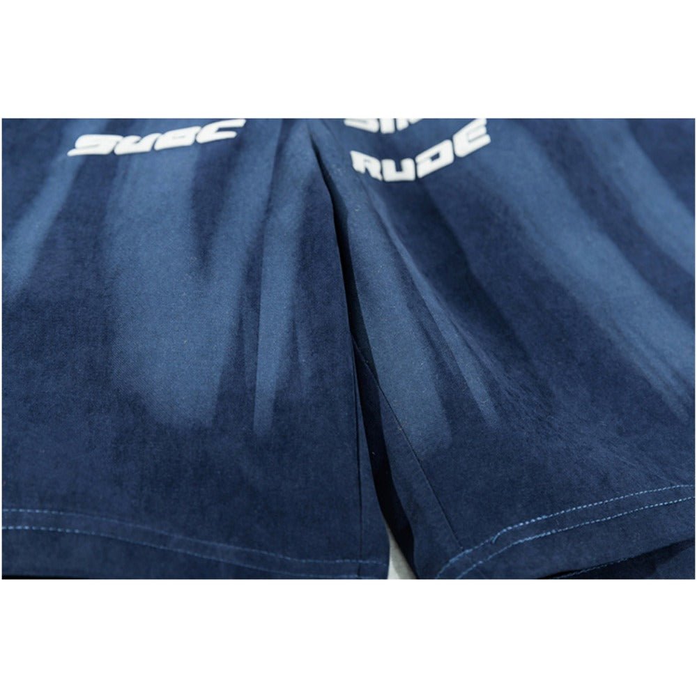 Brush Rude Drawstring Sport Shorts - Thrashink