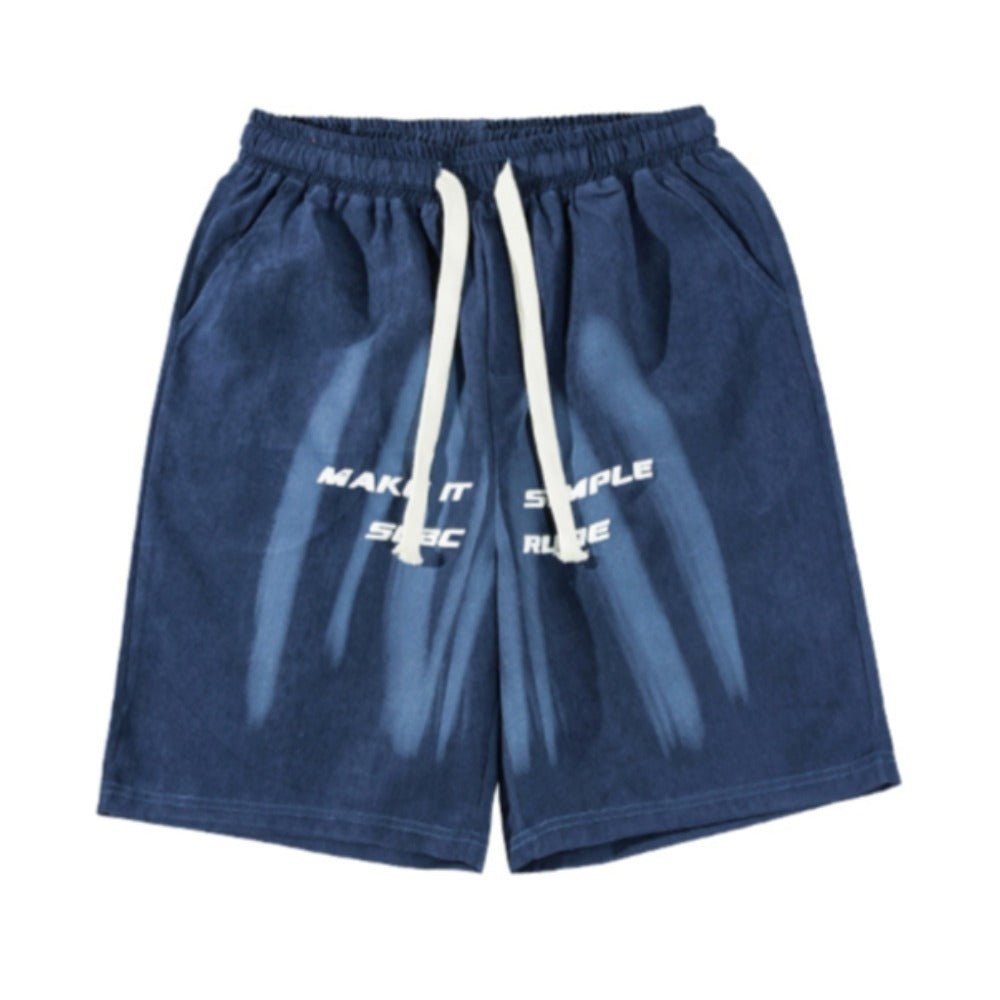 Brush Rude Drawstring Sport Shorts - Thrashink