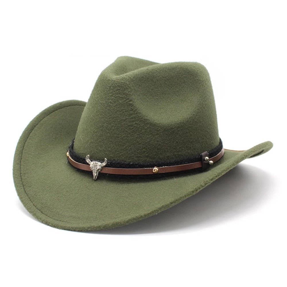 Bull Skull Cowboy Hat - Thrashink