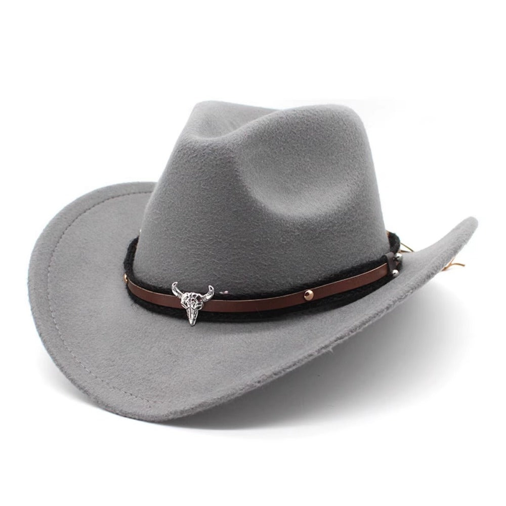 Bull Skull Cowboy Hat - Thrashink
