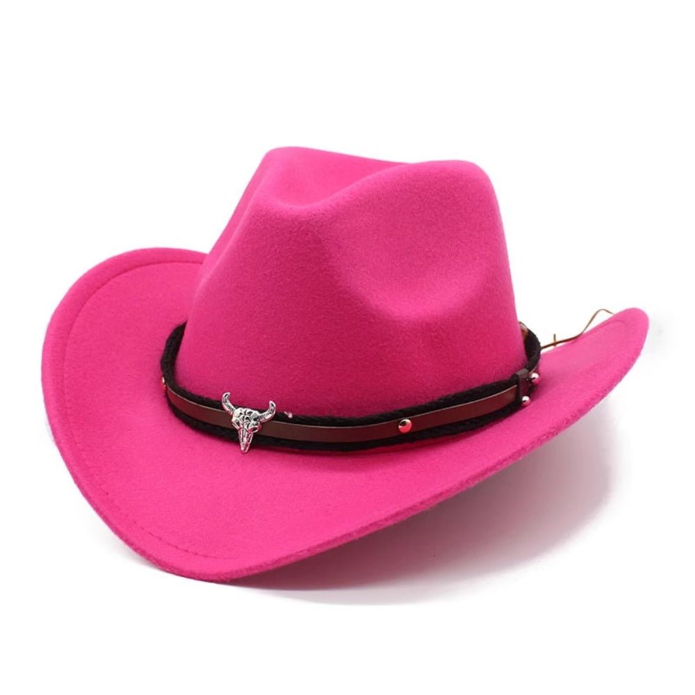 Bull Skull Cowboy Hat - Thrashink