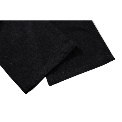 High Waist Multi-Button Baggy Jeans