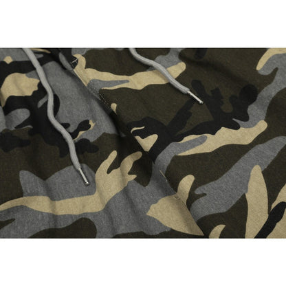Camo Paratrooper Loose Wide Leg Pants - Thrashink