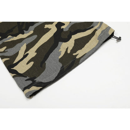 Camo Paratrooper Loose Wide Leg Pants - Thrashink