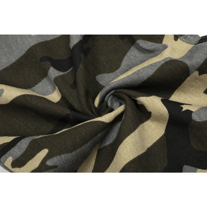 Camo Paratrooper Loose Wide Leg Pants - Thrashink