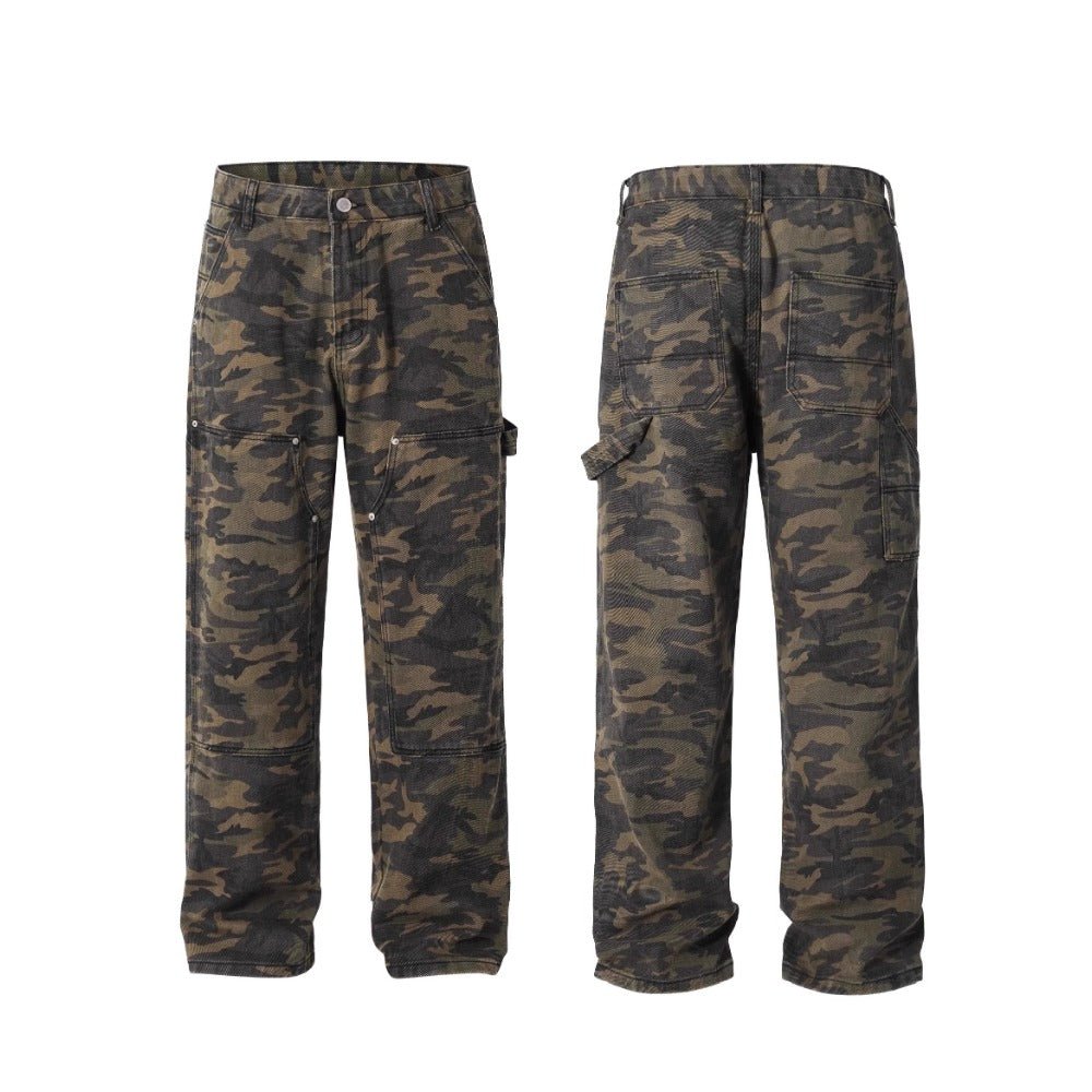Camouflage Paratrooper Casual Cargo Pants - Thrashink