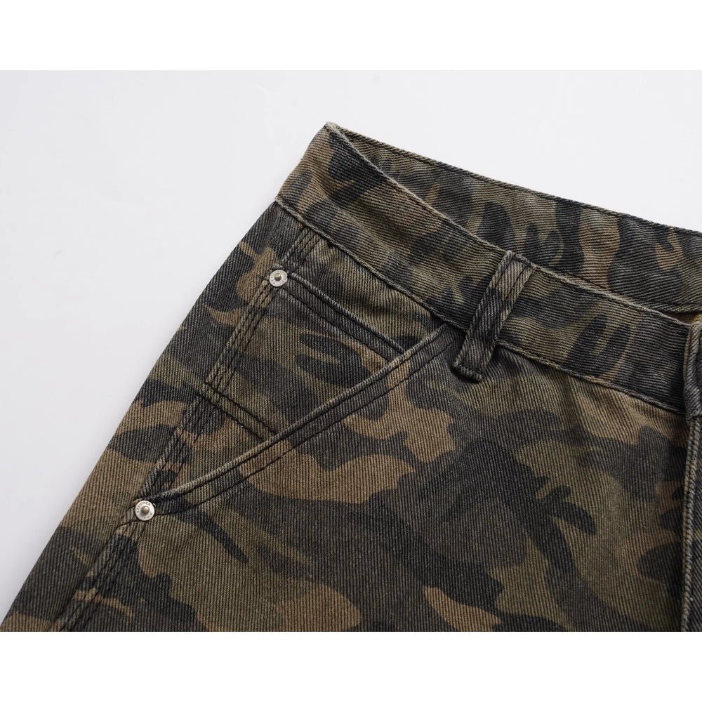 Camouflage Paratrooper Casual Cargo Pants - Thrashink