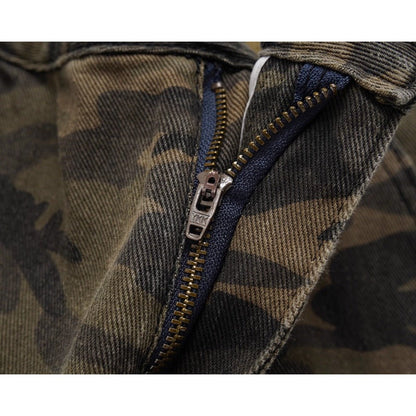 Camouflage Paratrooper Casual Cargo Pants - Thrashink
