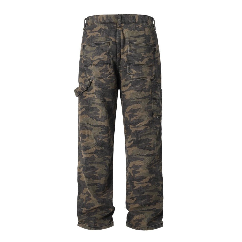 Camouflage Paratrooper Casual Cargo Pants - Thrashink