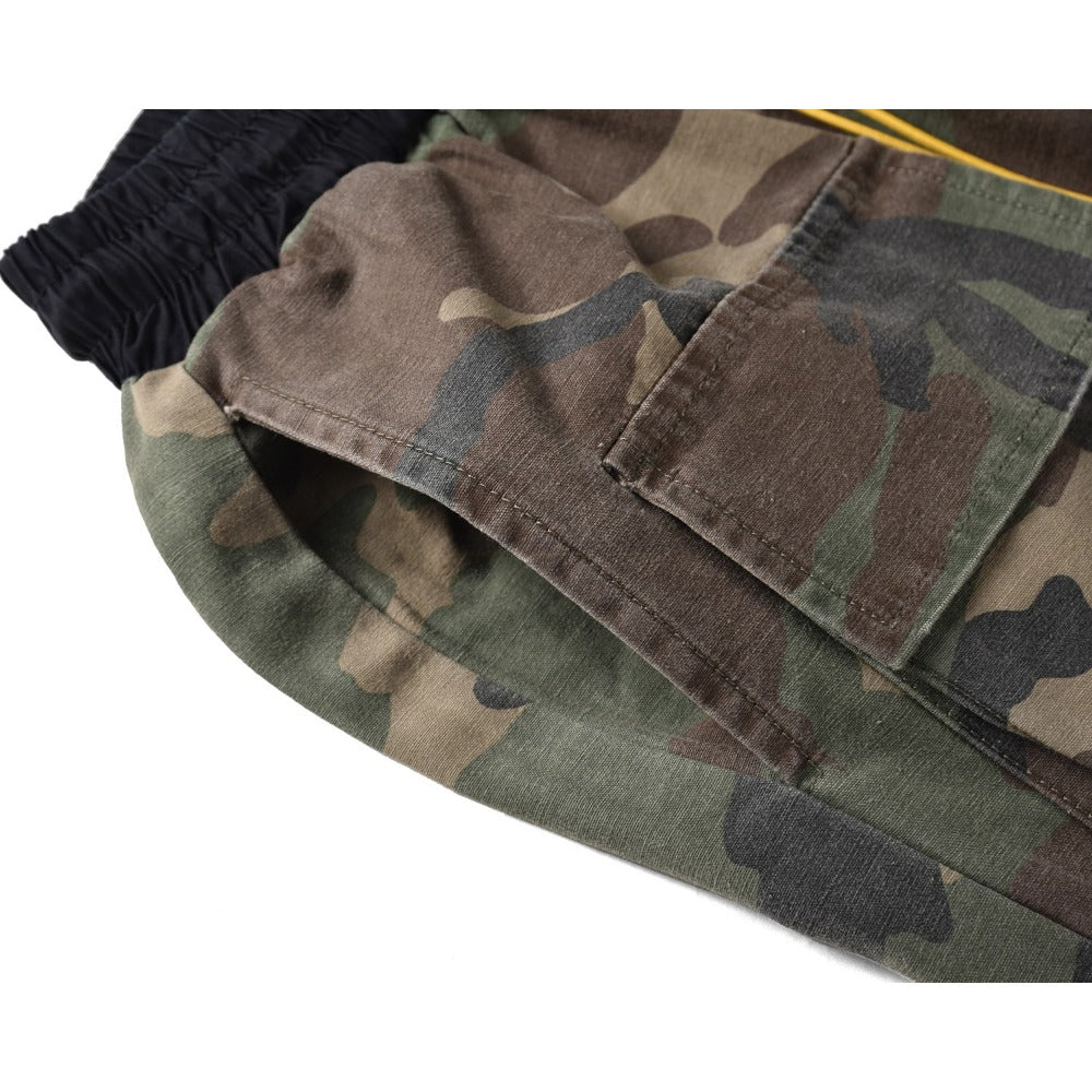 Camouflage Snap - button Hem Cargo Pant - Thrashink