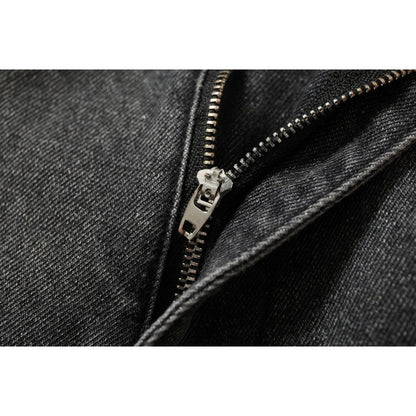 Cartoon Graffiti Print Gradient Jeans - Thrashink