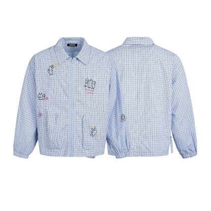 Cartoon Patterned Printed Shirt - Thrashink