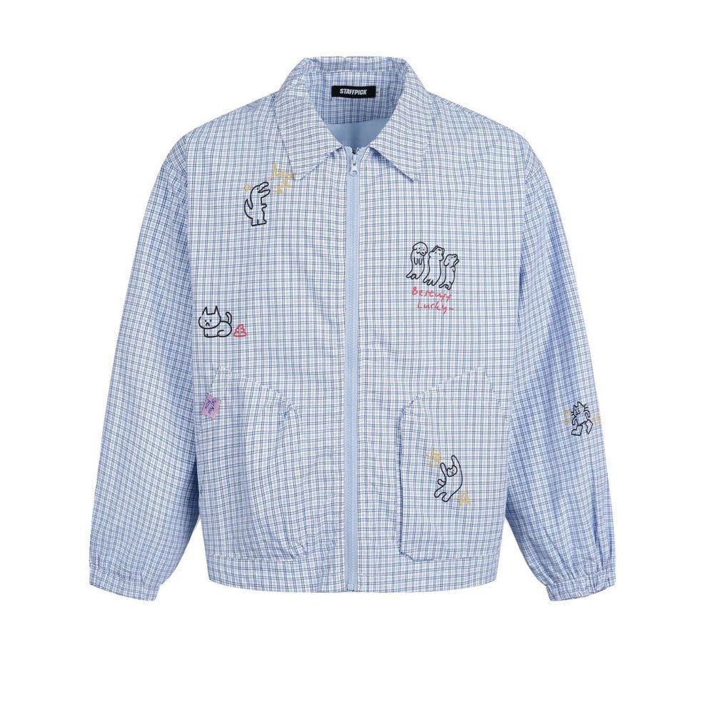 Cartoon Patterned Printed Shirt - Thrashink