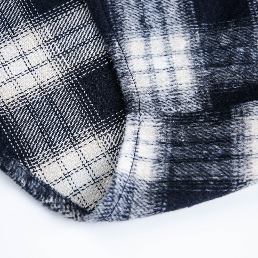 Checkered Hooded Shirt - Thrashink