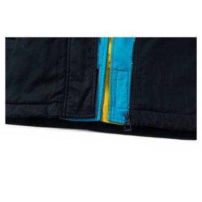 Chromatic Fusion Multi - Layered Workwear Jacket - Thrashink