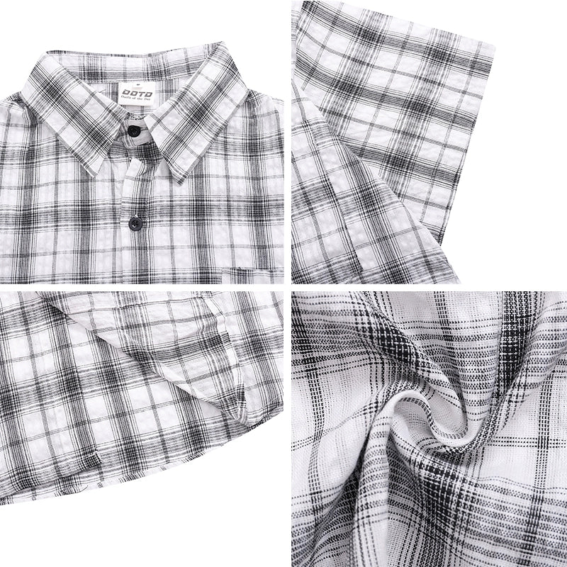 Classic Contrast Check Shirt - Thrashink