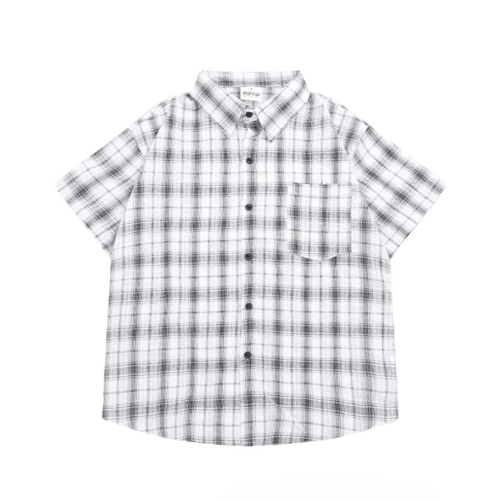 Classic Contrast Check Shirt - Thrashink
