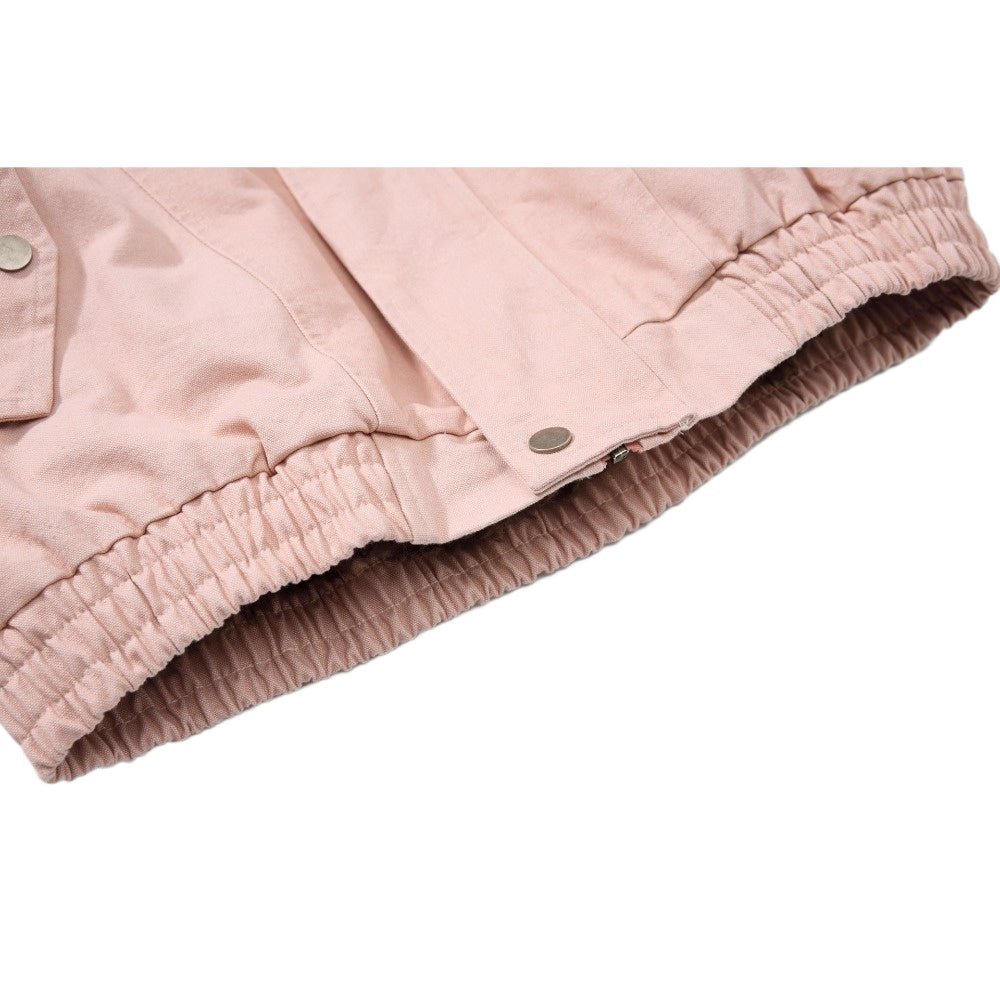 Classic Trucker Pink Vintage Padded Jacket - Thrashink