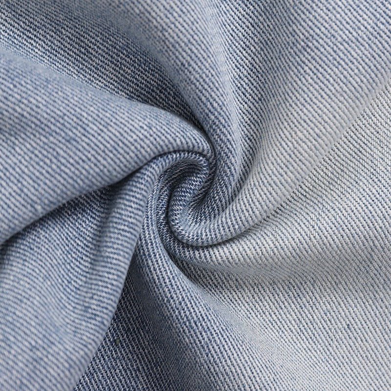 Cloud Gradient Capri Denim Shorts - Thrashink