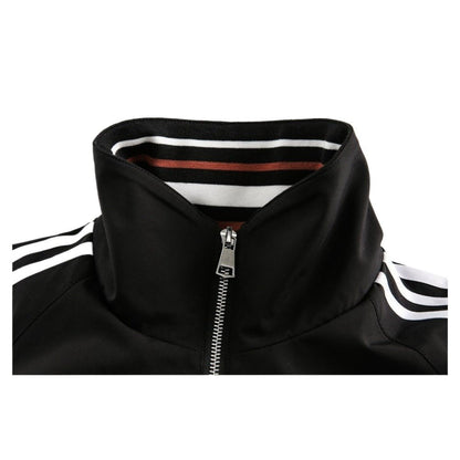 Color - block Striped Sports Jacket - Thrashink