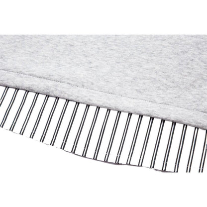 Contrast Striped Mock - Layer Sweatshirt - Thrashink