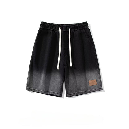Cool Gradient Denim Shorts - Thrashink