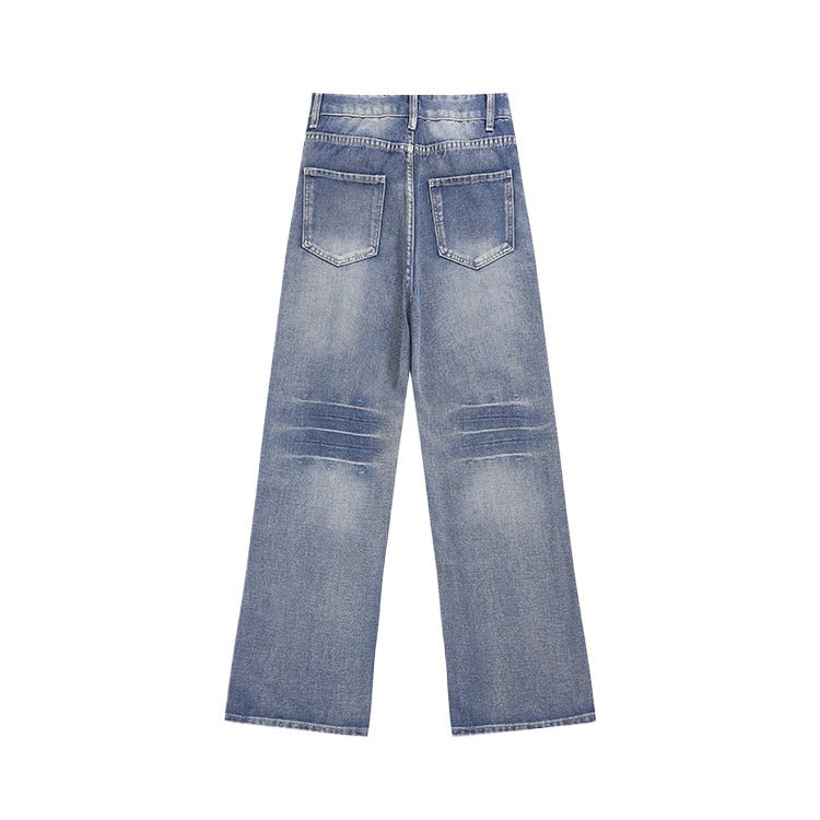 Cut Ripped Distressed Jeans - Thrashink